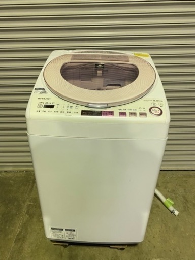 洗濯機　シャープ　ES-TX8A-P 2016年製　8kg