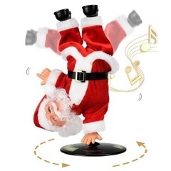 クリスマス　踊るサンタ　音楽鳴ります