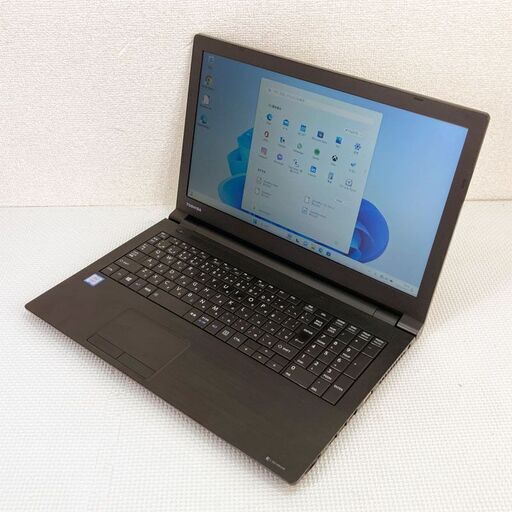 Windows11 第7世代CPU搭載 新品SSD使用 ★ 東芝 dynabook B55/J Core i3-7100U(2.4G/2コア) メモリ8GB SSD256GB 15.6型HD液晶