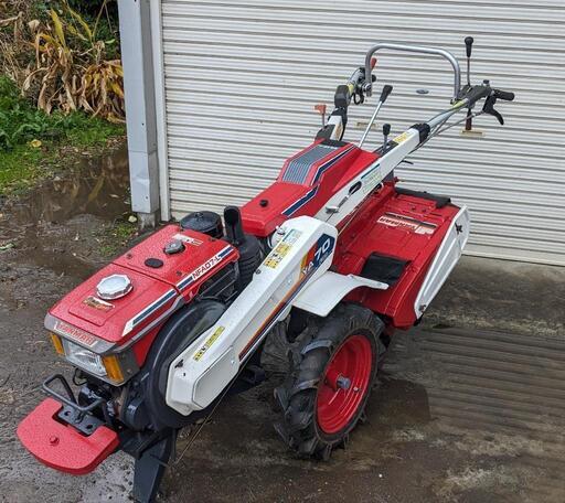 鹿児島発　ヤンマー7馬力セル始動耕運機YA70　タイヤ新品、爪新品交換済み、バッテリー交換済み