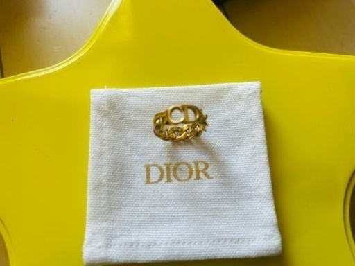 【ほぼ新品】Christian Dior CDロゴ　ゴールド　リング