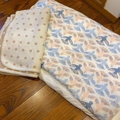 ベビー布団　毛布　日本製　差し上げます。