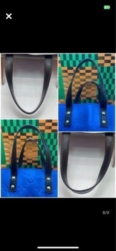 ◇極美品◇LOUISVUITTON◇ヴェルニ◇ペルル◇モノグラム◇リードpm◇艶消し◇メタリックブルー◇ルイヴィトン◇ミニトートバッグ◇