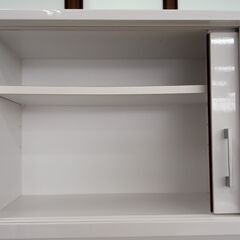 ☆ジモティ割あり☆ レンジボード 白 H180×D45×W116.5 クリーニング