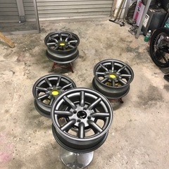 ワタナベ14インチ100PCD 値下げしました