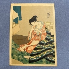 浮世絵　版画　美人画