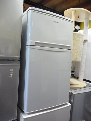 IRIS　アイリスオーヤマ　2ドア冷蔵庫　AF81-W　81L　ノンフロン冷凍冷蔵庫　白　ホワイト　2018年製