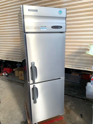 【動作確認済み】ホシザキ 縦型2ドア 冷凍庫業務用冷凍庫 HF-63XT 業務用 冷凍庫 厨房機器 中古品 有効内容積394L 冷凍 飲食店