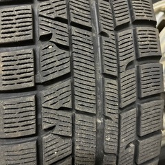 215/60R17 weds Leonis アルミホイール スタッドレスタイヤセット PCD 114.3 7J+53 ヨコハマ アイスガード iG50PLUS 2018年製 バリ山バリ溝