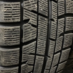 215/60R17 weds Leonis アルミホイール スタッドレスタイヤセット PCD 114.3 7J+53 ヨコハマ アイスガード iG50PLUS 2018年製 バリ山バリ溝