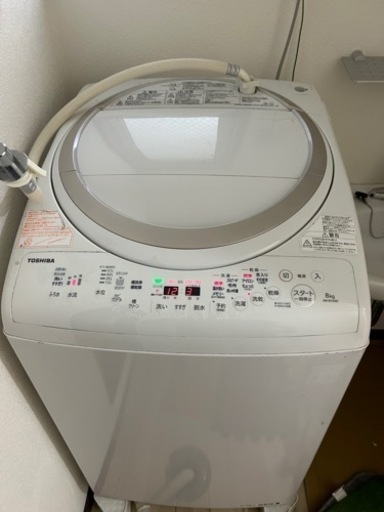 東芝全自動洗濯乾燥機、乾燥機付き洗濯機、嵩上げ台付き