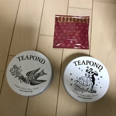 紅茶の空缶　TEA POND ティーバック付き！