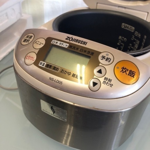 ZOJIRUSHI NS-LD05-XA NS-LD05-XA マイコン炊飯ジャー【3合炊き