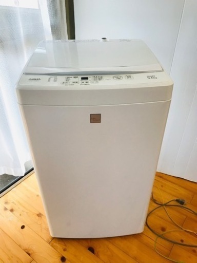 AQUA アクア 5㎏ 全自動洗濯機 2019年式 AQW-GS5E6 乾燥機能付き