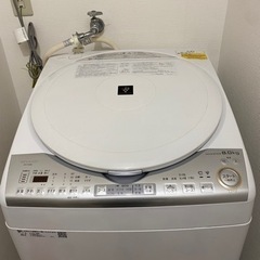 洗濯機SHARP2019年製穴無し槽