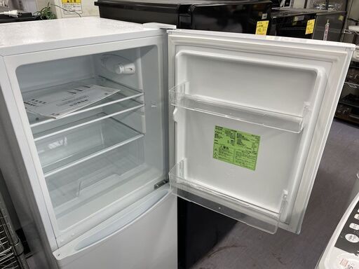 冷蔵庫 142L 2021年製 アイリスオーヤマ IRSD-14A-W ホワイト 2ドア