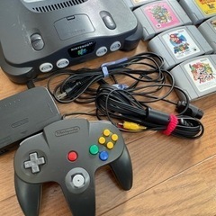 NINTENDO64本体 ゲーム機 任天堂(収納BOX付き)