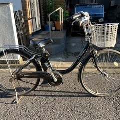 電動自転車。