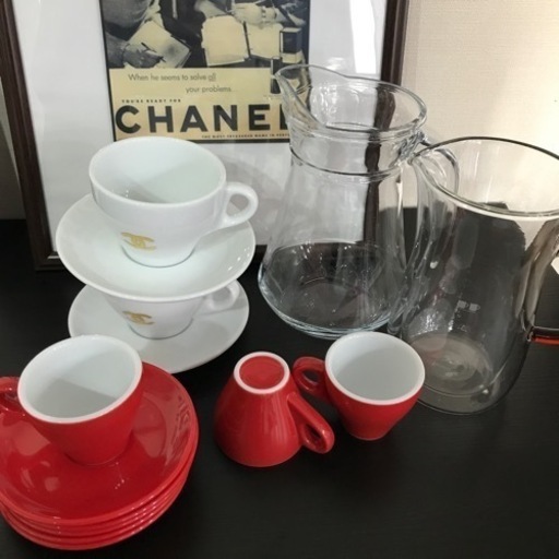 コーヒー　エスプレッソカップ　ウォーターピッチャー