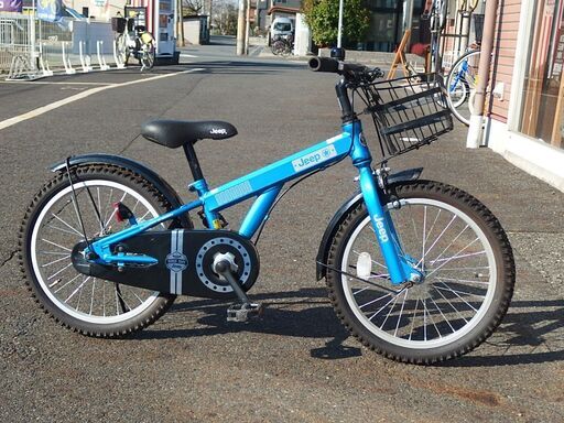 子供用自転車　JEEP１６インチ　ブルー（美品）