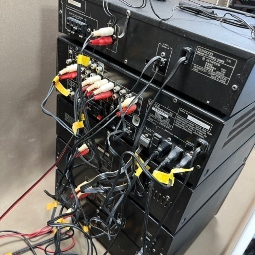 【ジャンク】Kenwood システムコンポ　セット KENWOOD ケンウッド システムコンポ A-5i X-7i T-7i GE-7i DP-7i