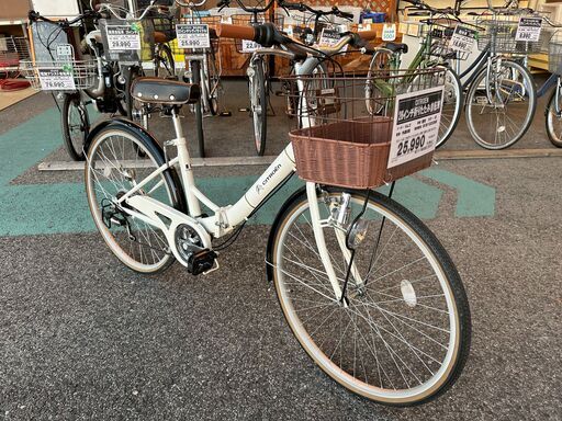 【愛品館八千代店】CITROEN　26インチ　折りたたみ自転車