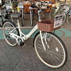 【愛品館八千代店】CITROEN　26インチ　折りたたみ自転車