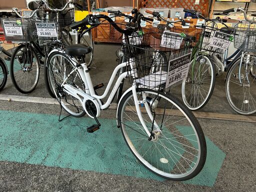 【愛品館八千代店】タケダ　27インチシティサイクル　Lietto Town