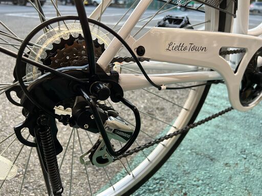 愛品館八千代店】タケダ 27インチシティサイクル Lietto Town Takeda