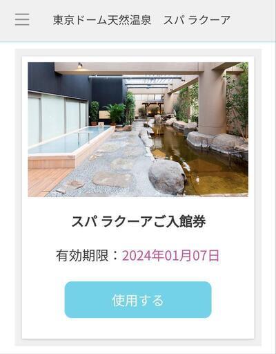 最終値下げスパラクーア 入館券 4枚 スパラクーア 東京ドーム