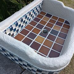 ガーデン用シンクB(屋外用流し台)