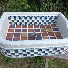 ガーデン用シンクB(屋外用流し台)