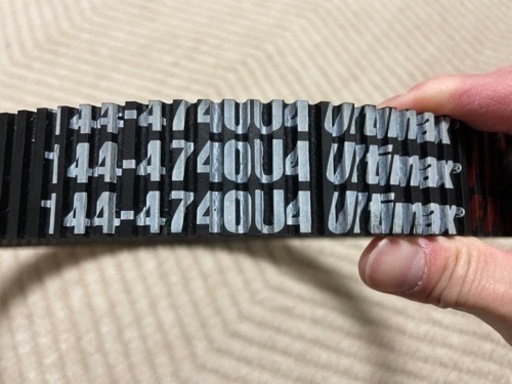 スノーモービル　ドライブベルト