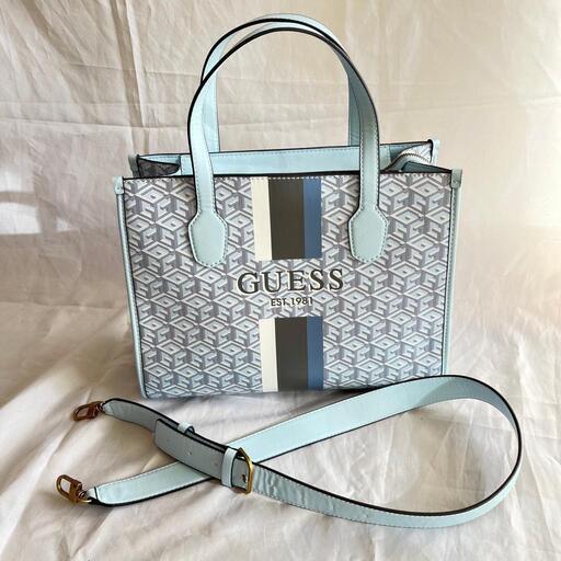 GUESS ゲス SILVANA 2 COMPARTMENT TOTE IBG