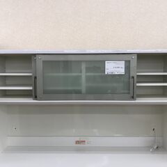☆ジモティ割あり☆ 綾野製作所 食器棚 ホワイト H180×W160×D49 
