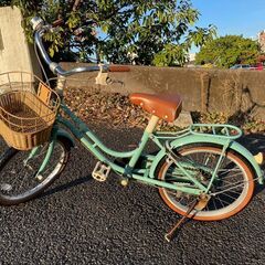 キッズ自転車　No.982　水色　18インチ　【リサイクルショッ...
