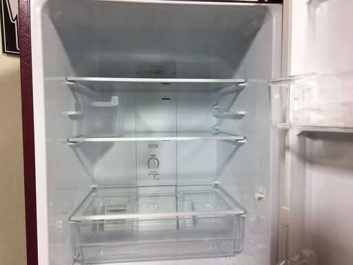 【愛品館八千代店】保証充実AQUA　2022年製168L　2ﾄﾞｱ冷凍冷蔵庫AQR-17MBK