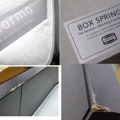 セミダブルベッド SIMMONS 脚付きフレーム  informa 片面マットレス 厚さ31㎝ セット シモンズ  札幌 厚別店