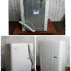 【極上品】シャープ全自動洗濯機 6.0kg ES-GE6FJ 2021年製 穴なし槽 自動槽洗い ほぐし運転 風乾燥 Low＆コンパクトBODY 