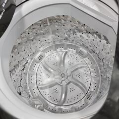 4846‼️配送設置は無料🙌‼️最新2023年製✨ブラックガラストップ✨アイリスオーヤマ 6kg 全自動洗濯機