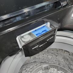 4846‼️配送設置は無料🙌‼️最新2023年製✨ブラックガラストップ✨アイリスオーヤマ 6kg 全自動洗濯機