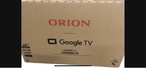 特価！新品50インチ Google TV 4K対応液晶テレビ OSR50G10