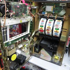 パチスロ実機 4号機 ハクション大魔王 コイン不要機付き スロット機|江別市