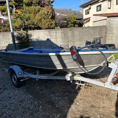 【特売‼️値引きしました。】アリークラフト社製　アルミボート　いかがでしょうか。（トレーラー無し）値引き可。