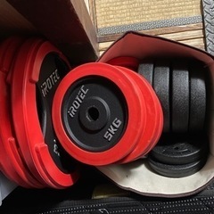 ベンチプレス(100kg)、ベンチ、ダンベル、腹筋ローラーなど