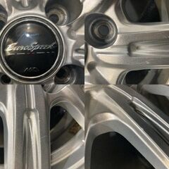 【YOKOHAMA ice GUARD iG60 175/65R15】スタッドレス【MiD EUROSPEED 15インチ 4本 5.5J4HPCD100+43】19年製 バリ溝 アクア等　(VTJ774) 