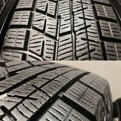 【YOKOHAMA ice GUARD iG60 175/65R15】スタッドレス【MiD EUROSPEED 15インチ 4本 5.5J4HPCD100+43】19年製 バリ溝 アクア等　(VTJ774) 