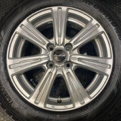 【YOKOHAMA ice GUARD iG60 175/65R15】スタッドレス【MiD EUROSPEED 15インチ 4本 5.5J4HPCD100+43】19年製 バリ溝 アクア等　(VTJ774) 