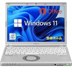 パナソニック ノートPC レッツノート CF-SZ6／Win11...