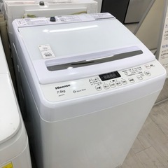 Hisense 全自動洗濯機　7.5kg 2020年製【トレファ...